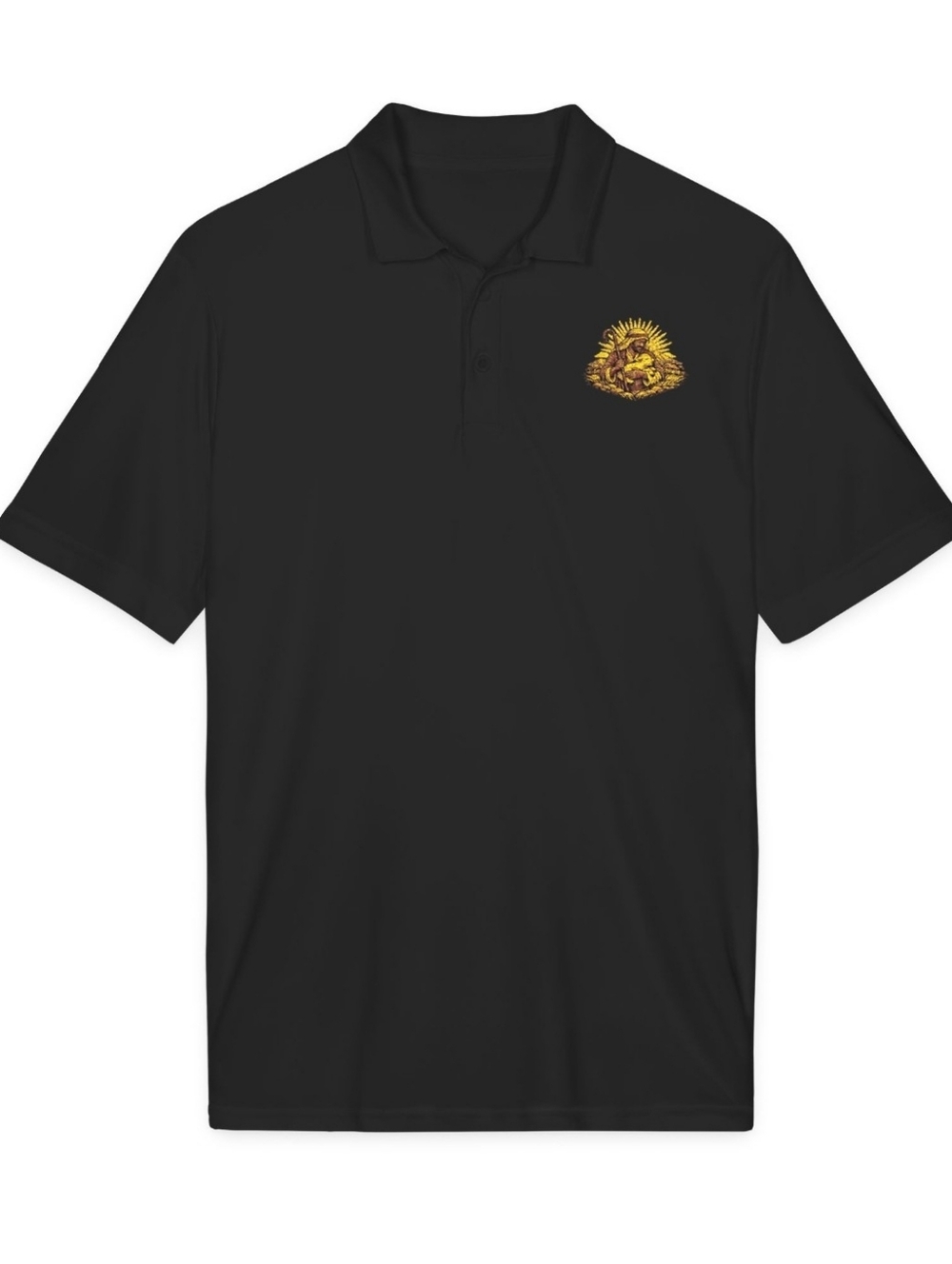 GOOD SHEPHERD Polo Shirt – Embroidered Chest Emblem Corporate Polo For Believers